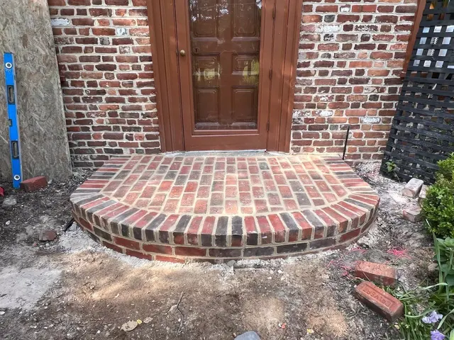 Brick stoop refresh